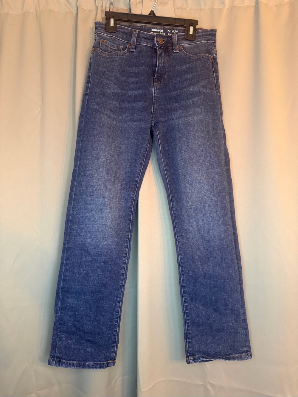 Amazon Essentials Medium Blue Straight-Leg Kids Jeans